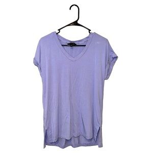 Banana Republic Light Purple V-Neck Tee